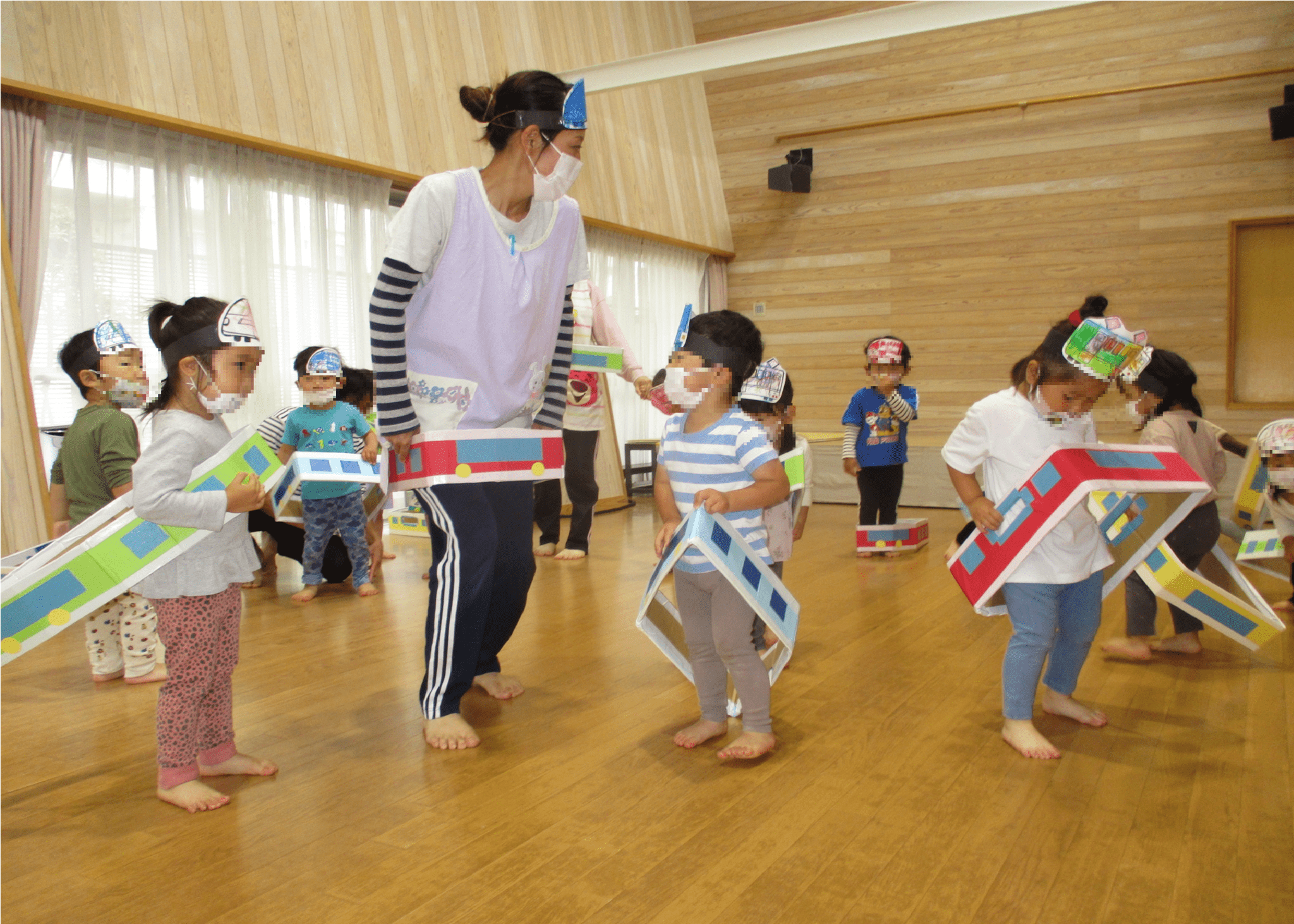 ☆２歳児電車ごっこ☆